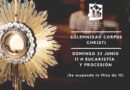 Solemnidad del Corpus Christi